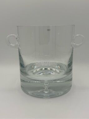 Krosno Glass Ice Bucket with Loop Handles
